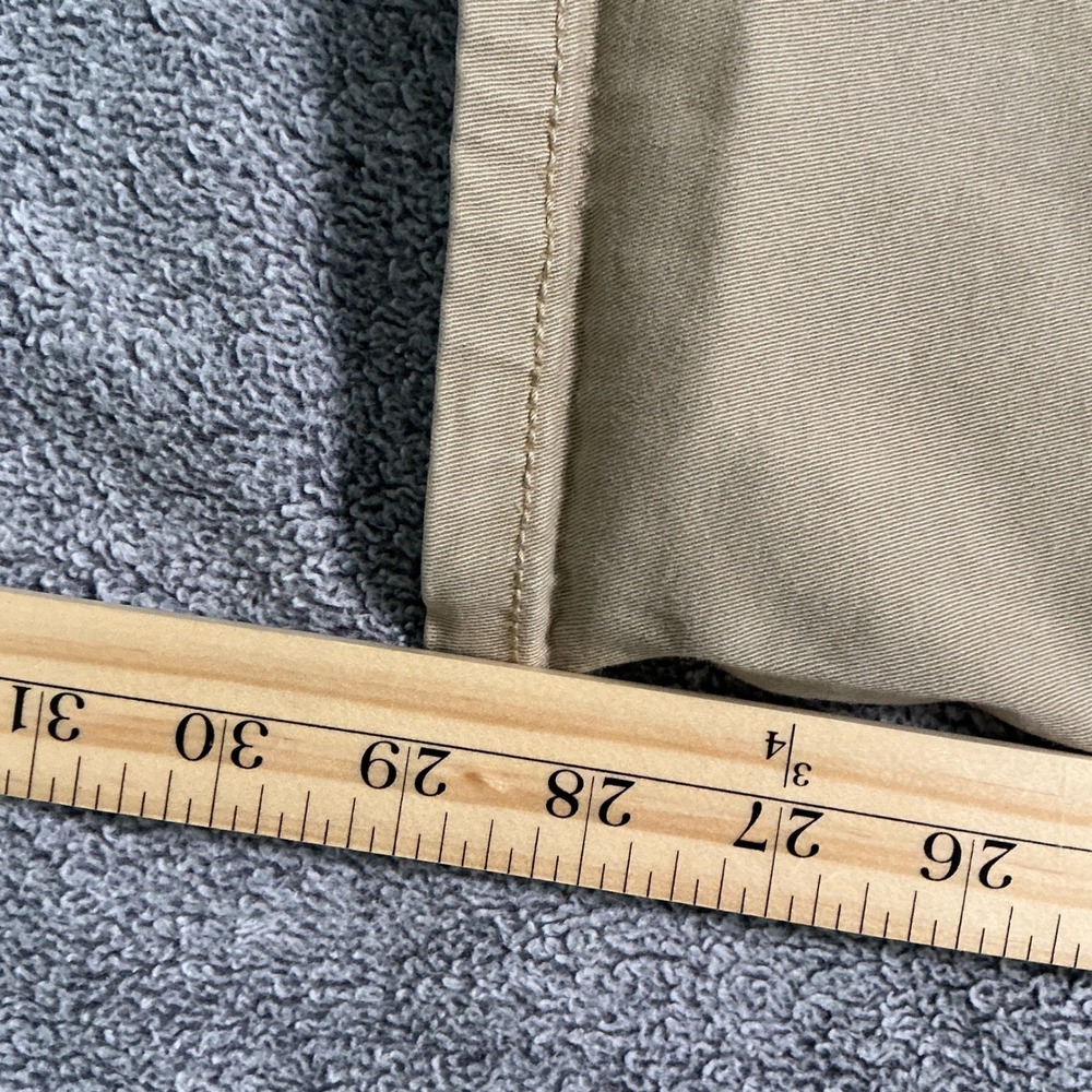 American Eagle Skinny Chino Pants Womens 10 Khaki Tan Super Stretch Low Rise - Picture 7 of 8